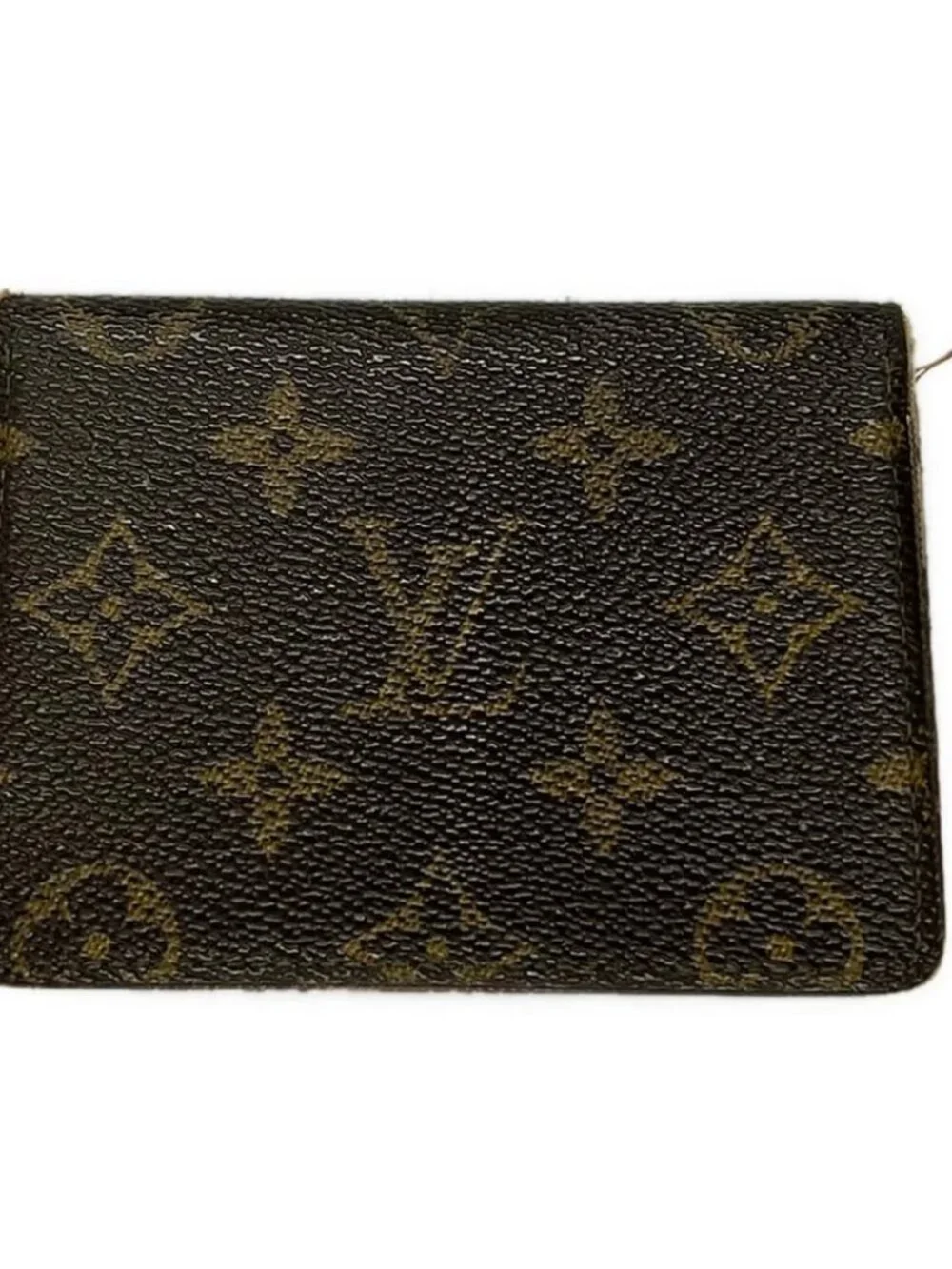 LOUIS VUITTON Porte 2 Cartes Vertical M60533 Monogram CA0954 Pass Holder